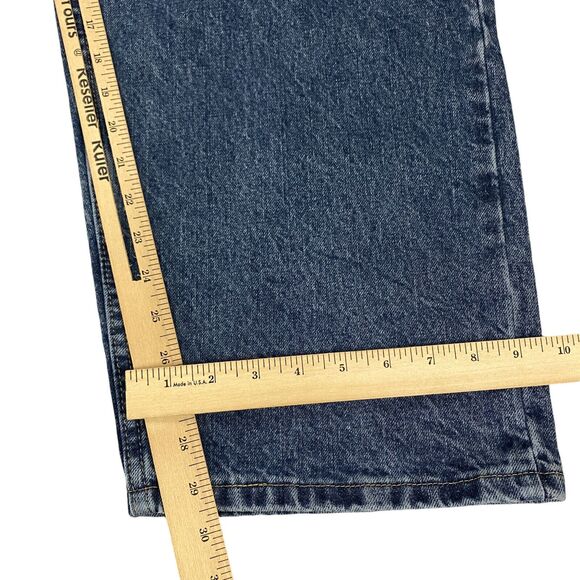 Wrangler Five Star Premium Denim Straight Leg Relaxed Fit Mens 50X30 Blue - Picture 8 of 16